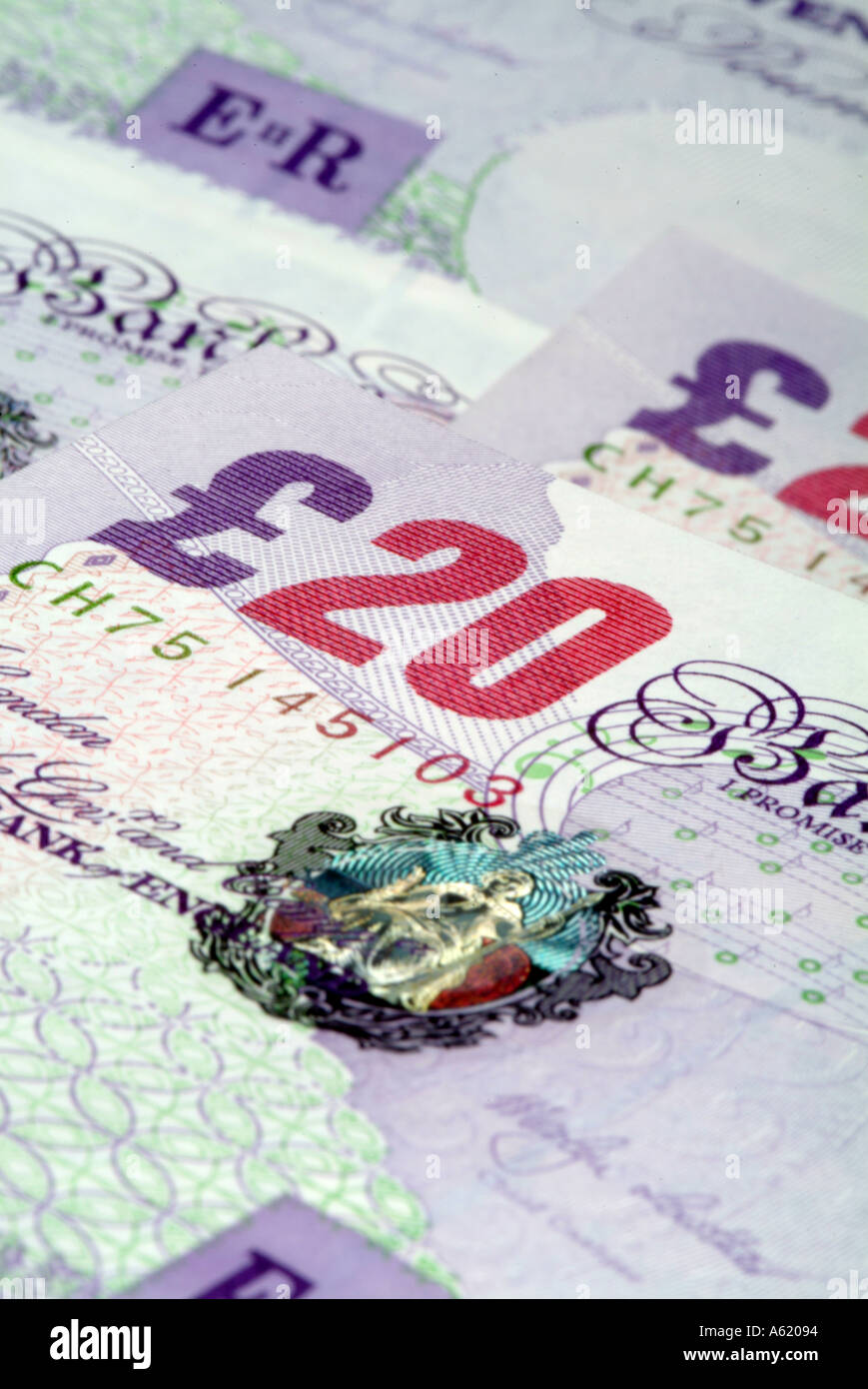 Welsh 20 Note 20 british pound note hi-res stock photography and images - Alamy