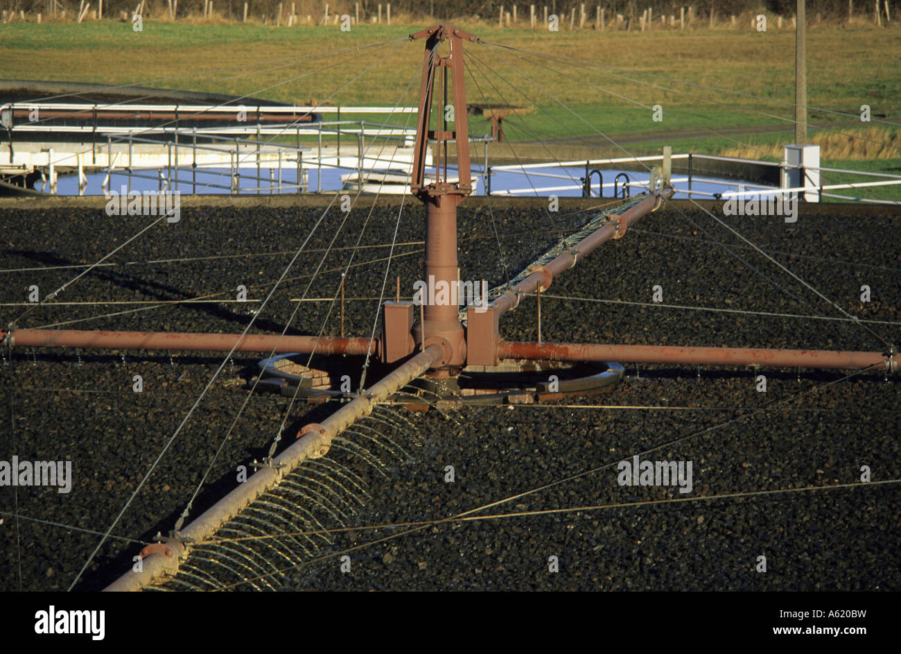 sewage treatment works Castleford Yorkshire UK Stock Photo Alamy