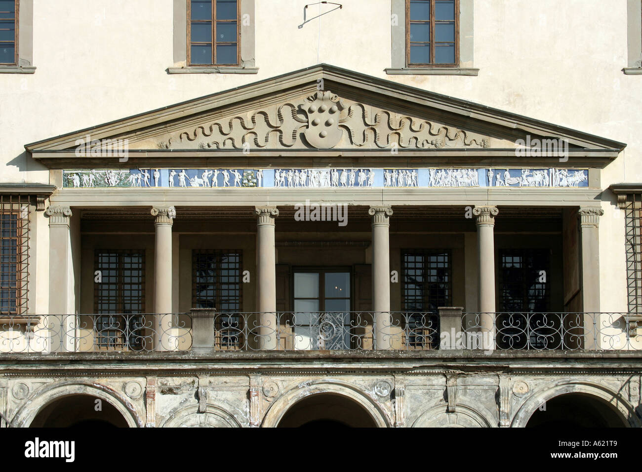 Villa Medicea Poggio a Caiano Tuscany Italy Stock Photo Alamy