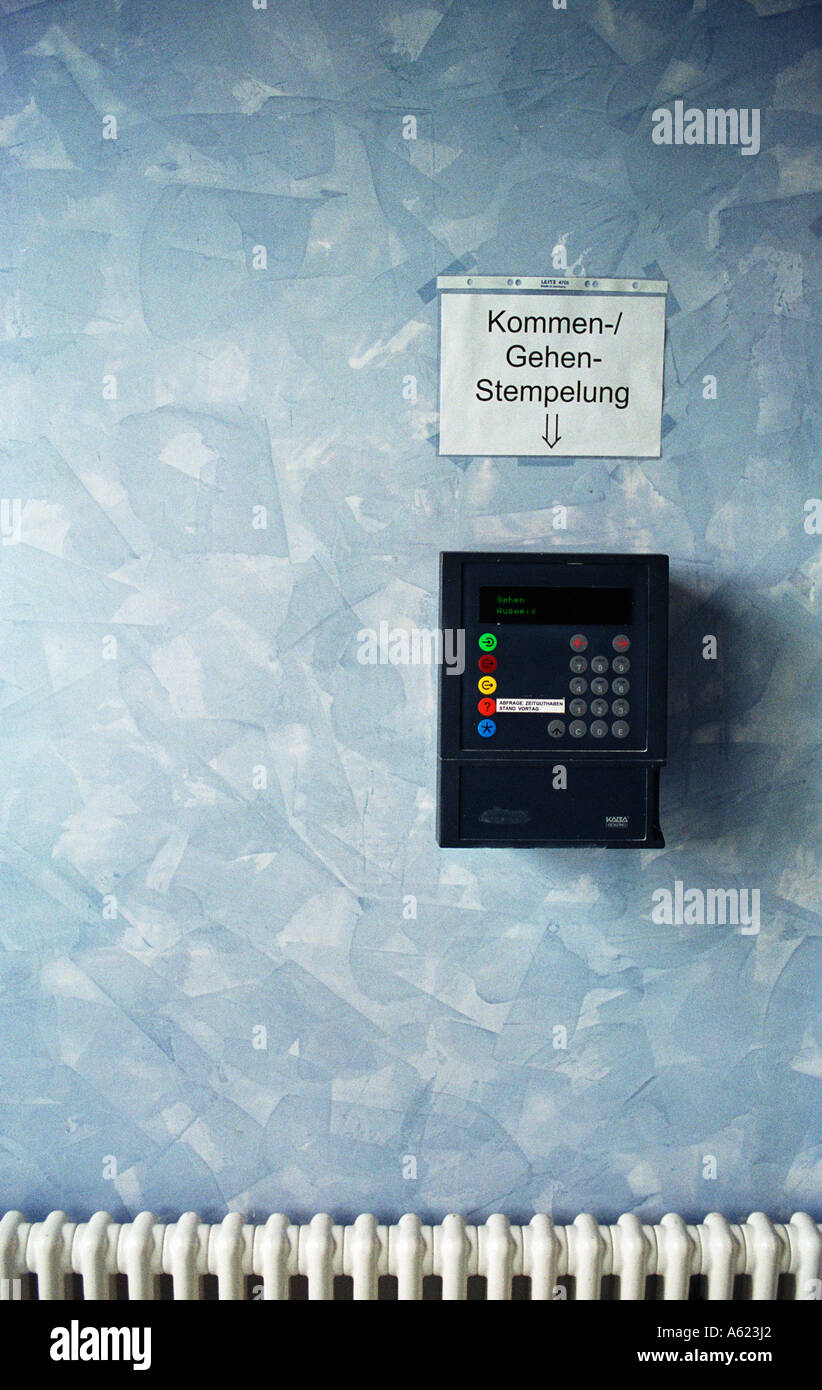 Punch clock hires stock photography and images Alamy