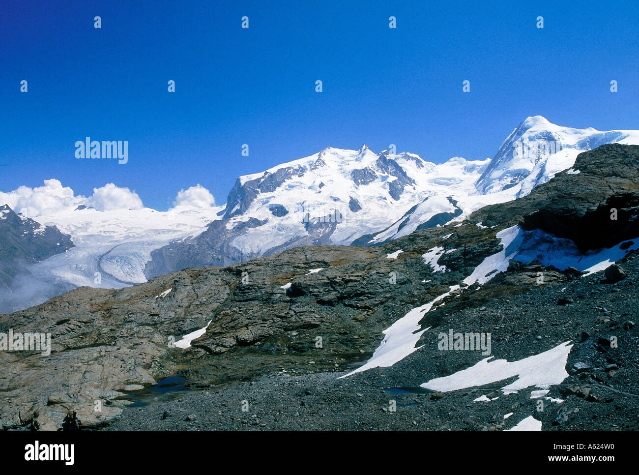 Monte rosa range hi-res stock photography and images - Alamy