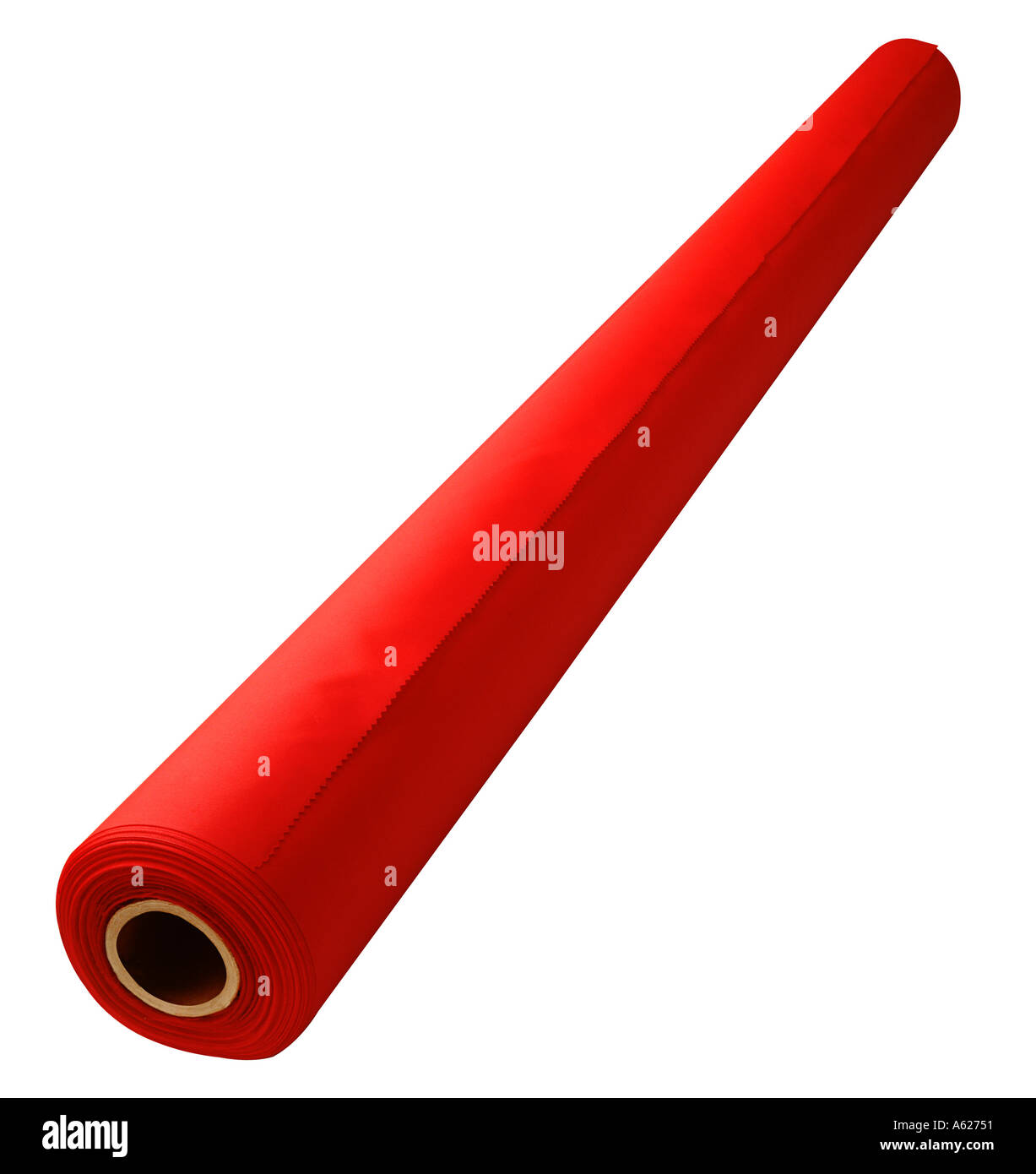 Industrial bolt of red fabric Stock Photo