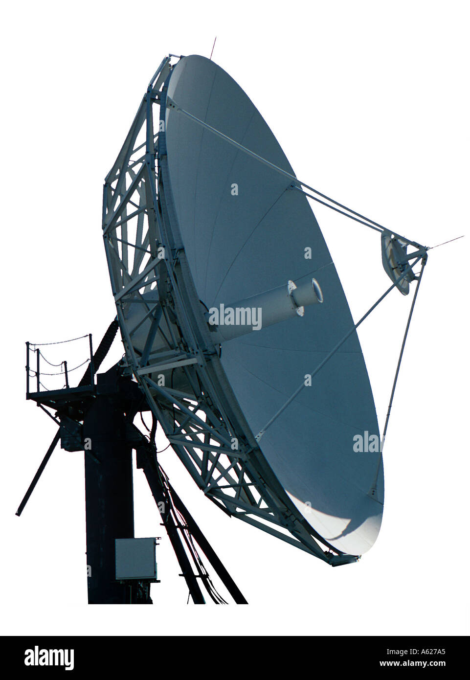 Satelite dish for communications industry Stock Photo