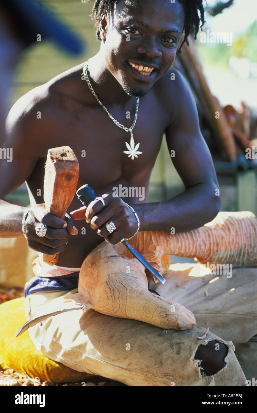 Jamaica Wood Carving High Resolution Stock Photography and Images Alamy