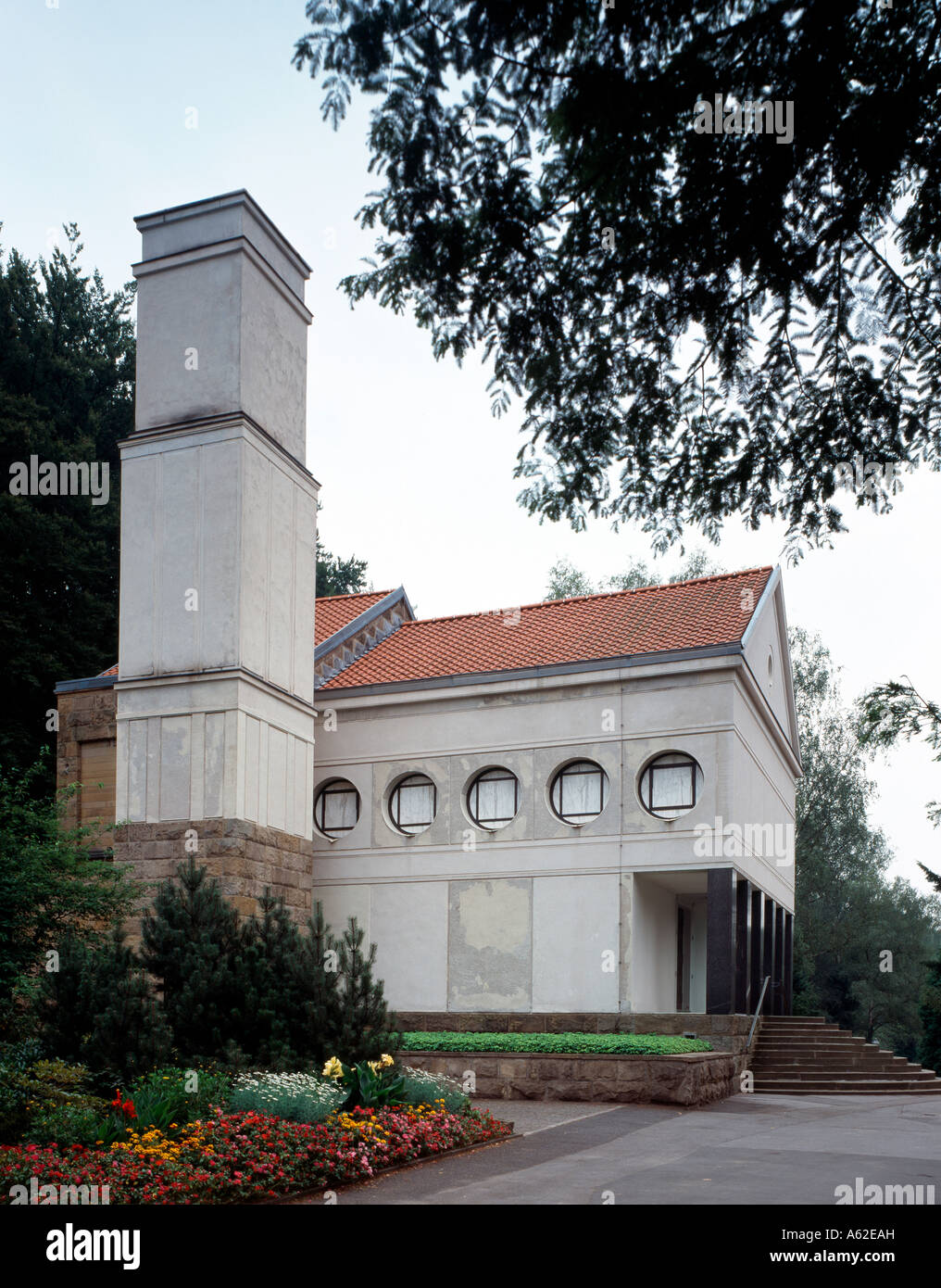 Hagen, Krematorium von Peter Behrens, Stock Photo