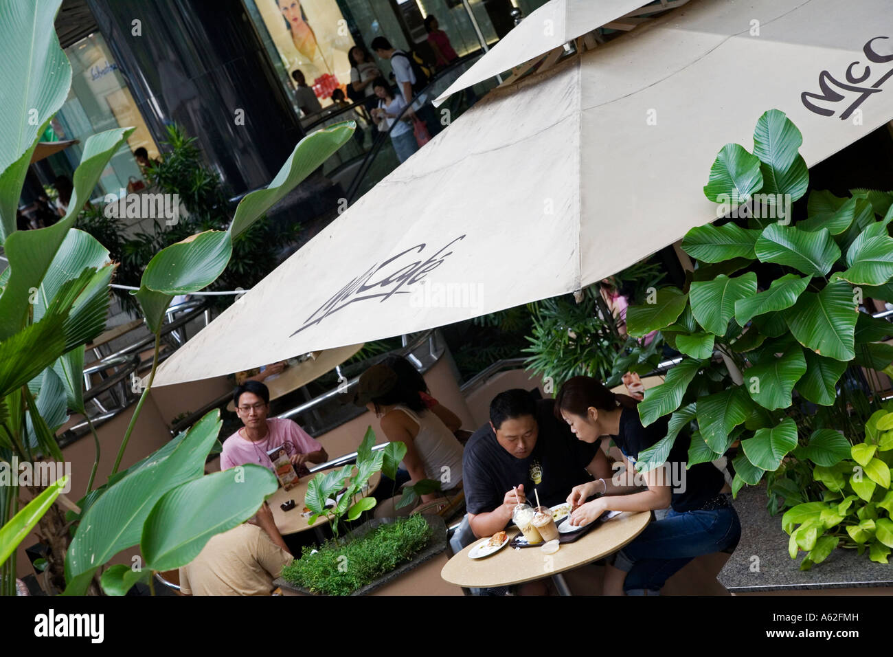 McCafe part of the Mcdonalds chain on Orchard Road, Singapore Stock Photo -  Alamy