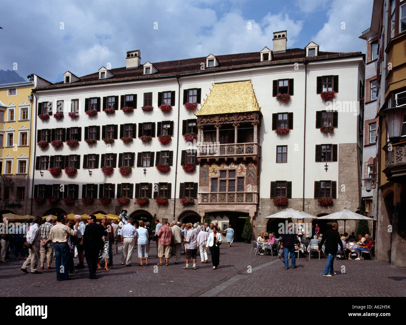 Innsbruck, Goldenes Dachl, Stock Photo