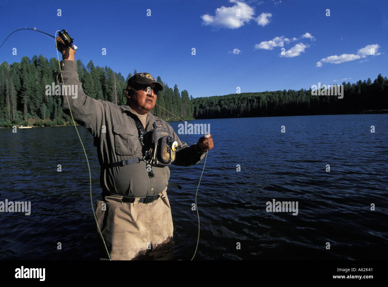 USA Arizona White Mountain Apache Indian Reservation Emerson Craig fly