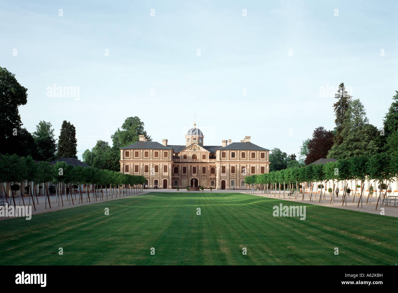 Rastatt, Schloß Favorite, Blick von Westen Stock Photo