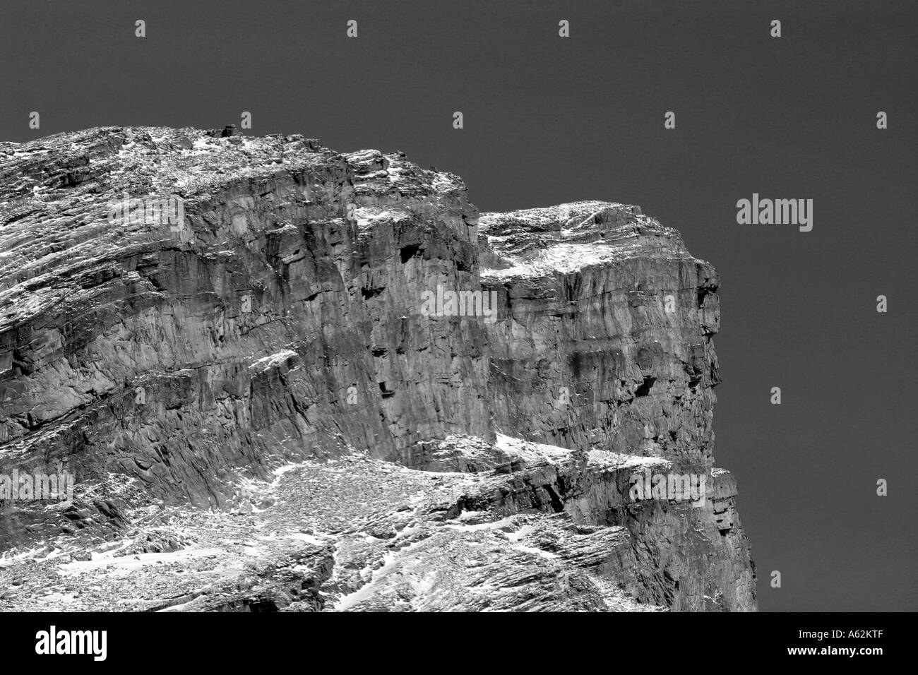 Breathtaking scenery rocky mountain Black and White Stock Photos ...