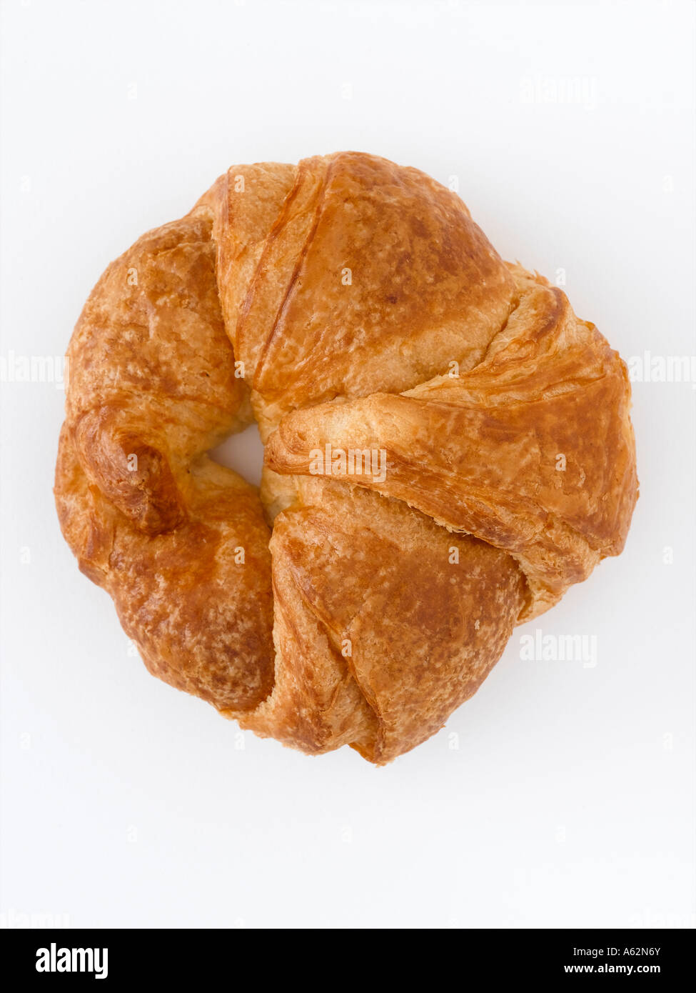Croissant shot with professional medium format digital Stock Photo