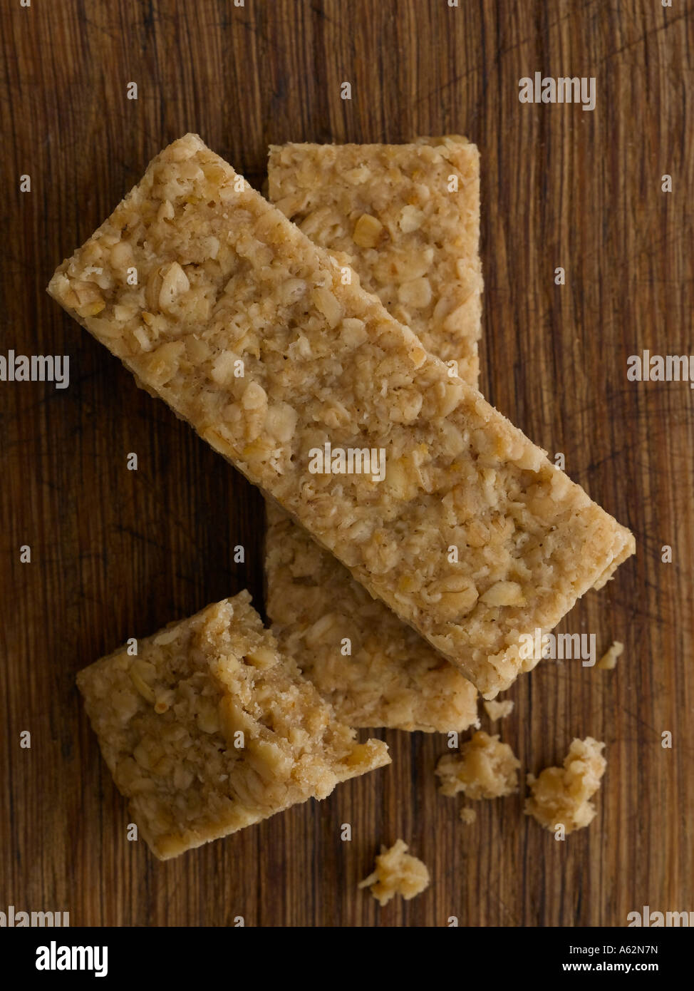 Flapjacks shot with professional medium format digital Stock Photo