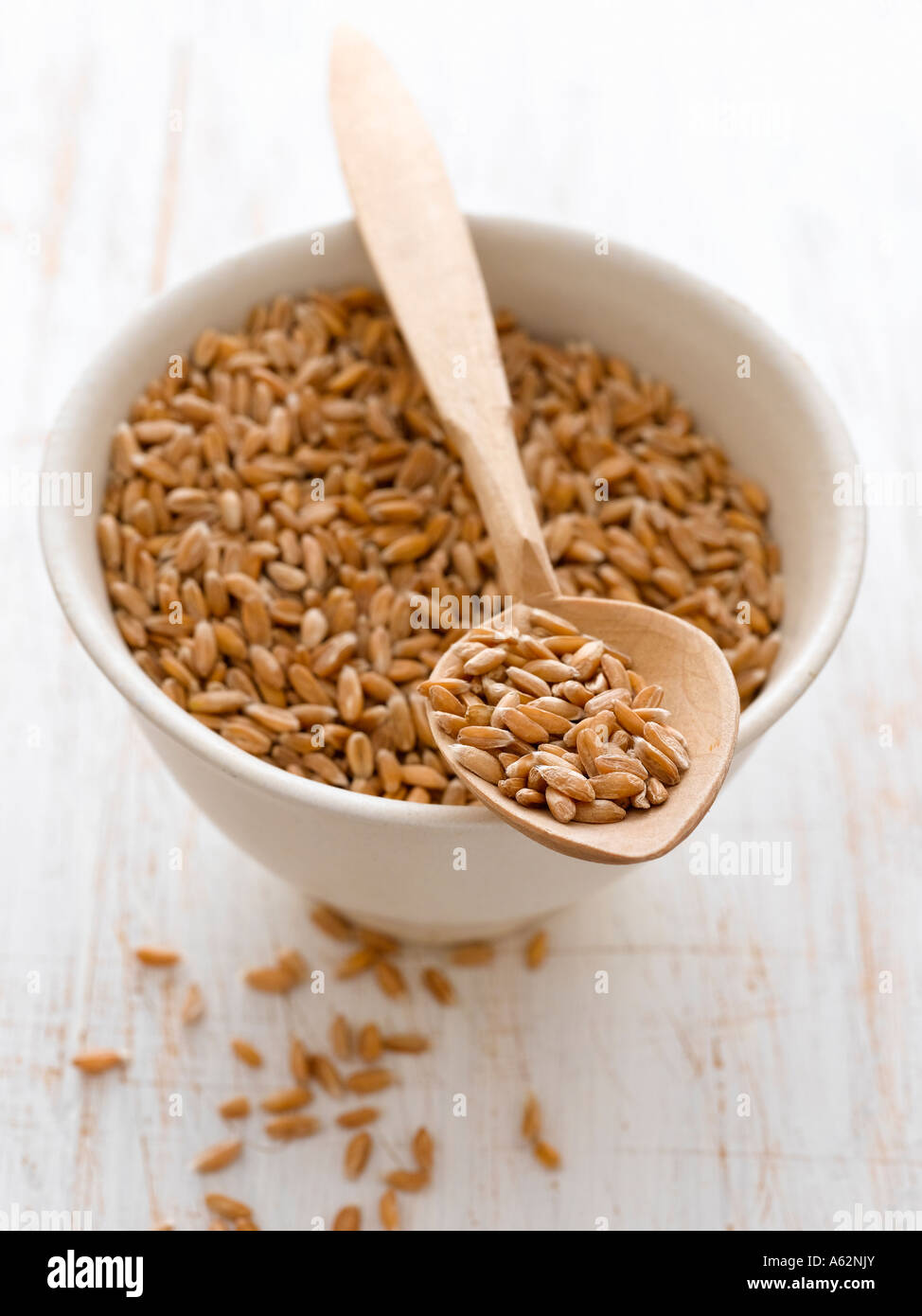 Spelt shot with professional medium format digital camera Stock Photo