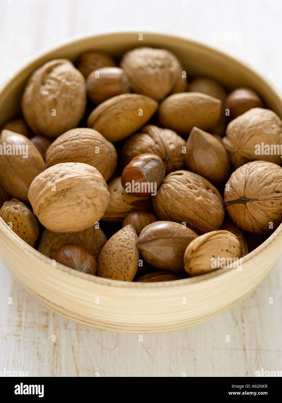 Nuts shot with professional medium format digital camera Stock Photo