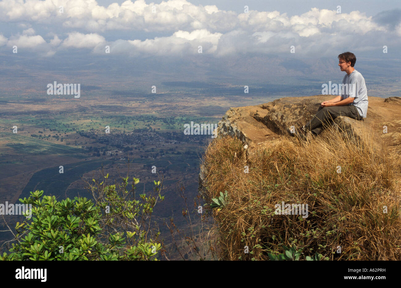 Irente viewpoint Usambara Mountains outside Lushoto Tanzania Stock Photo