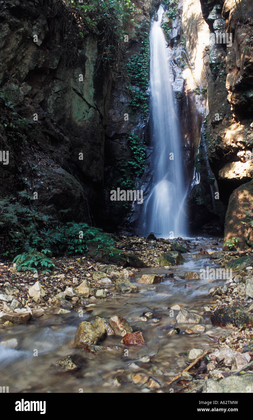 waterfall Gombe Stream National Park Lake Tanganyika Tanzania Stock Photo Alamy