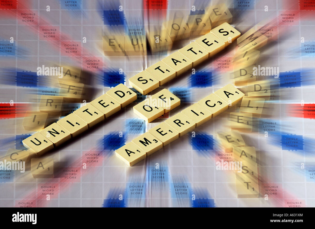 American foreign policy concept Stock Photo