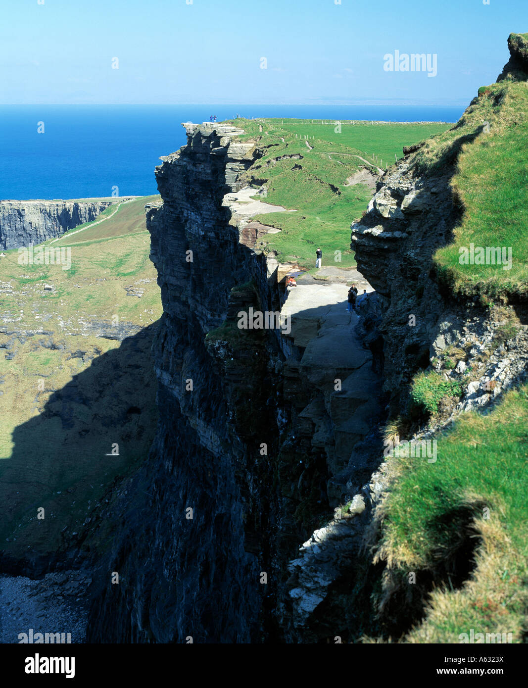 steep rock faces on europes most westerly point, beauty in nature Stock ...