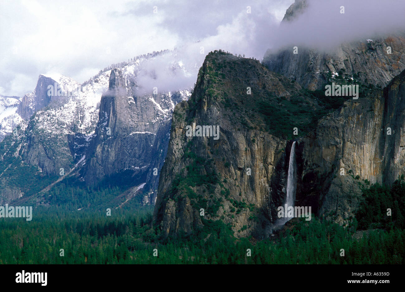 Yosemite valley north dome hi-res stock photography and images - Alamy