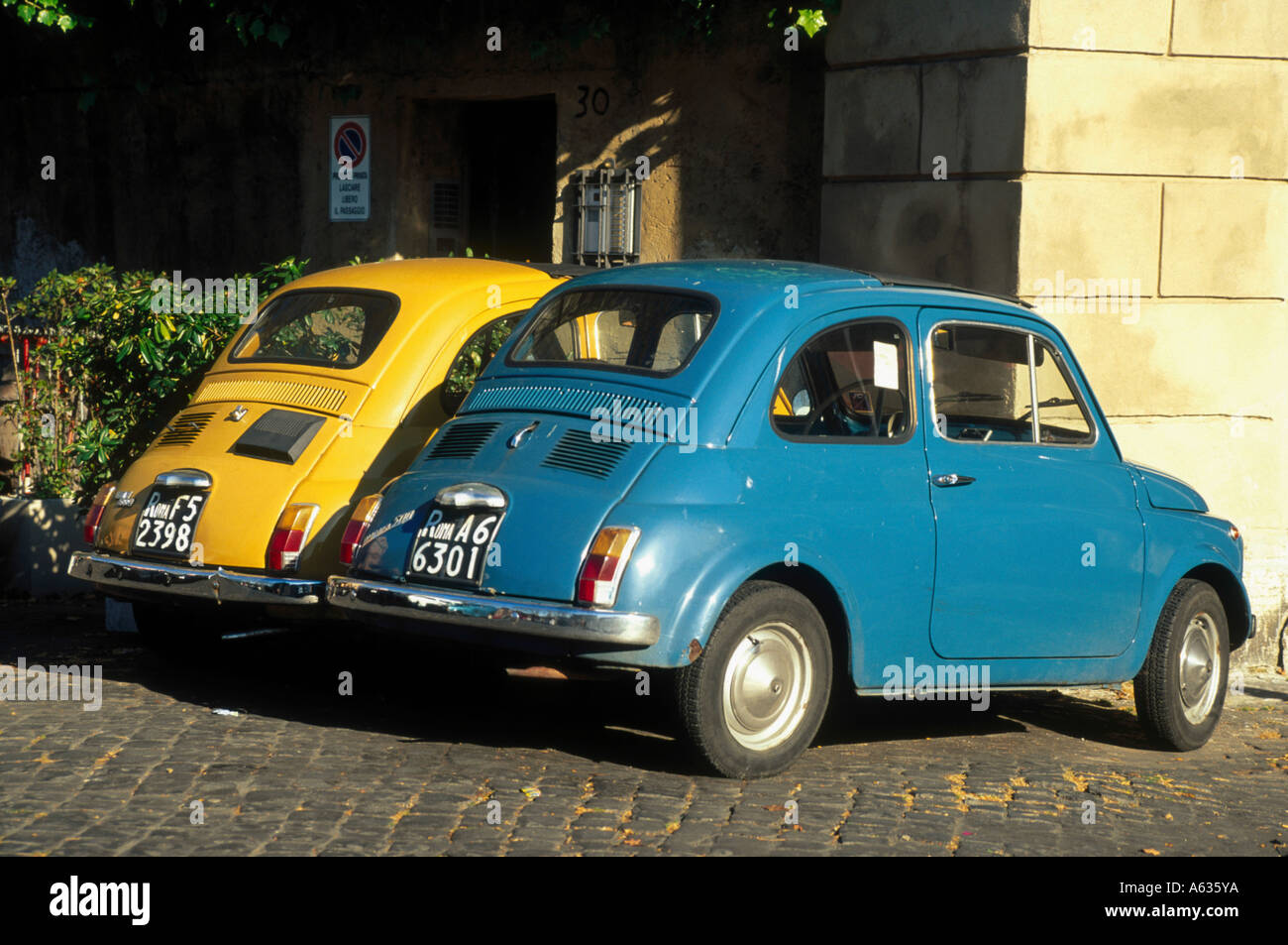 Old Classic Cars Parked Near Building Old Classic Cars Parked Near Building Stock Photo Alamy