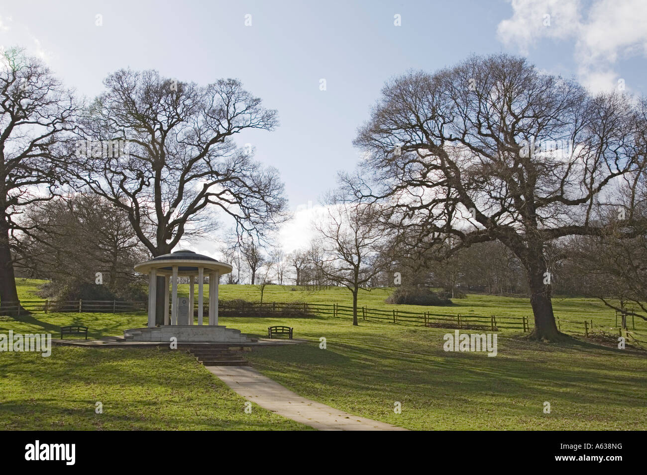 American Bar Association ABA Commemoration of Magna Carta at Runnymede, Egham, Surrey, England Stock Photo