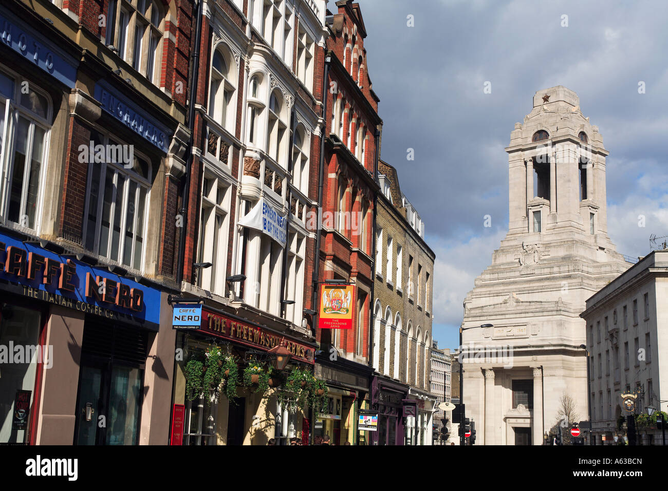 united kingdom central london the united grand lodge of london Stock Photo