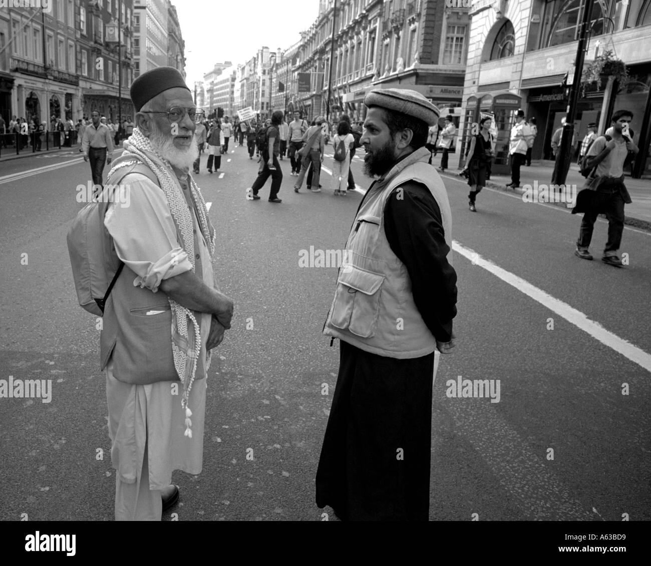 Peace demonstration London Stock Photo - Alamy