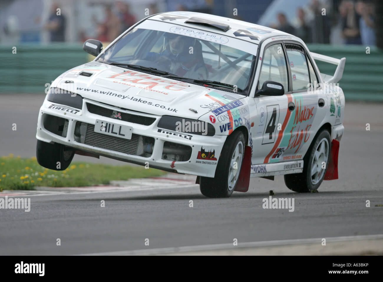 Two wheels wrong, Croft Stock Photo