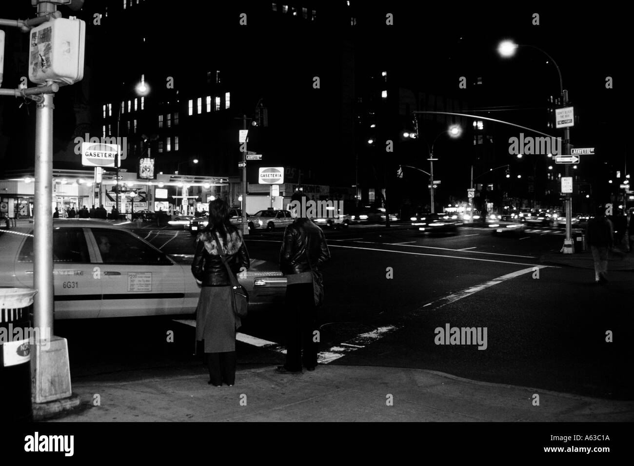 hip young people in the village Manhattan New York City USA Stock Photo
