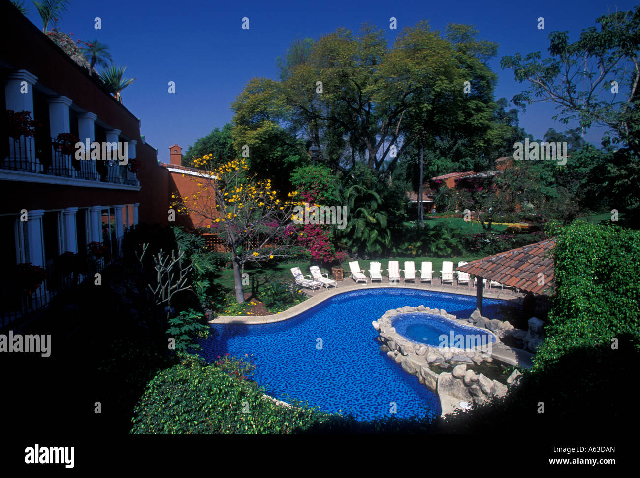 swimming pool, Hosteria Las Quintas Resort and Spa, hosteria, hotel,  resort, spa, rooms and lodging, accommodations, Cuernavaca, Morelos State,  Mexico Stock Photo - Alamy