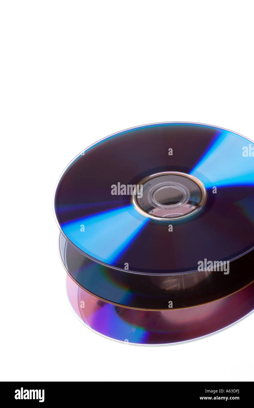 Many multicolored DVD / CD Stock Photo - Alamy