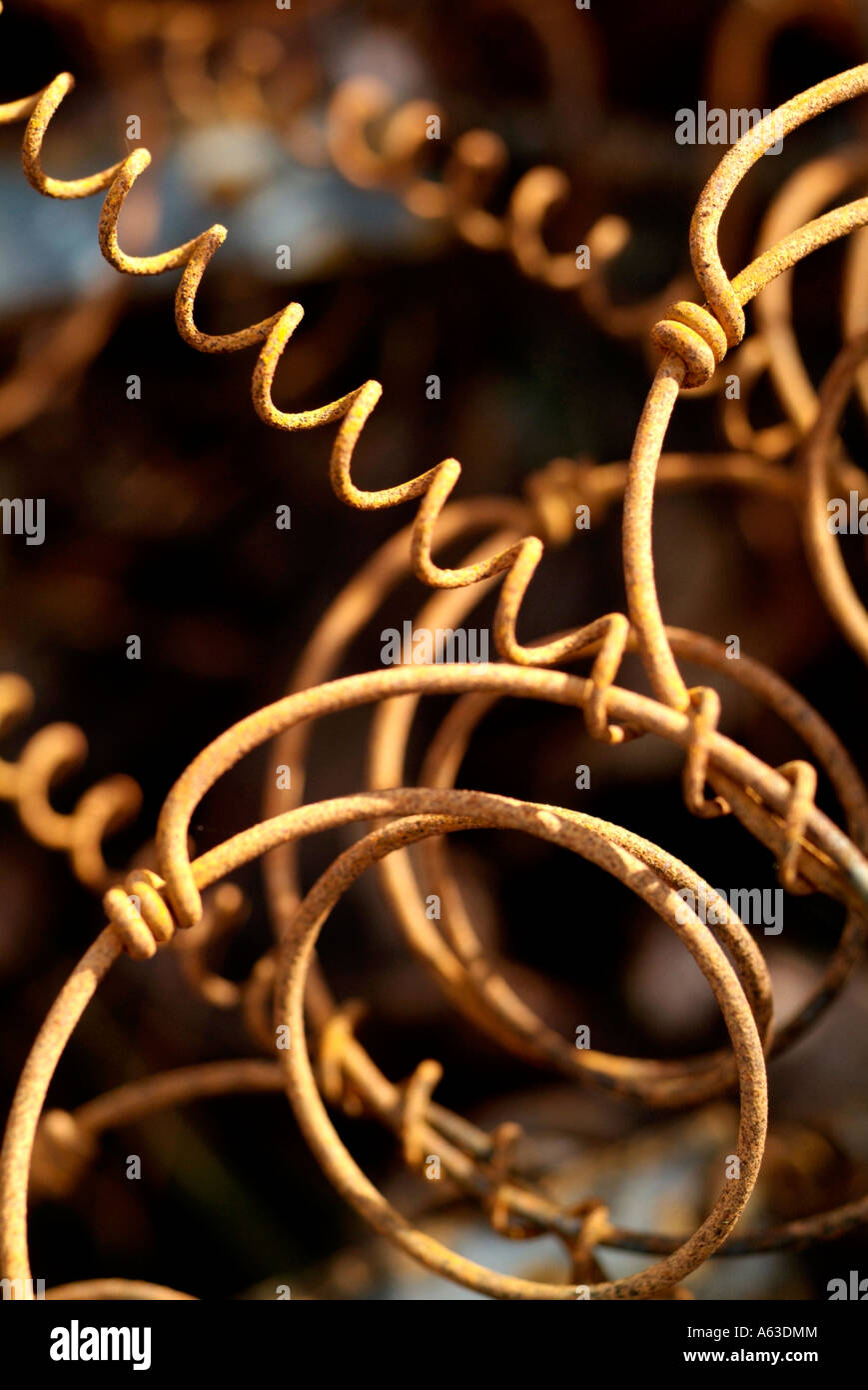 rusty mattress springs Stock Photo Alamy
