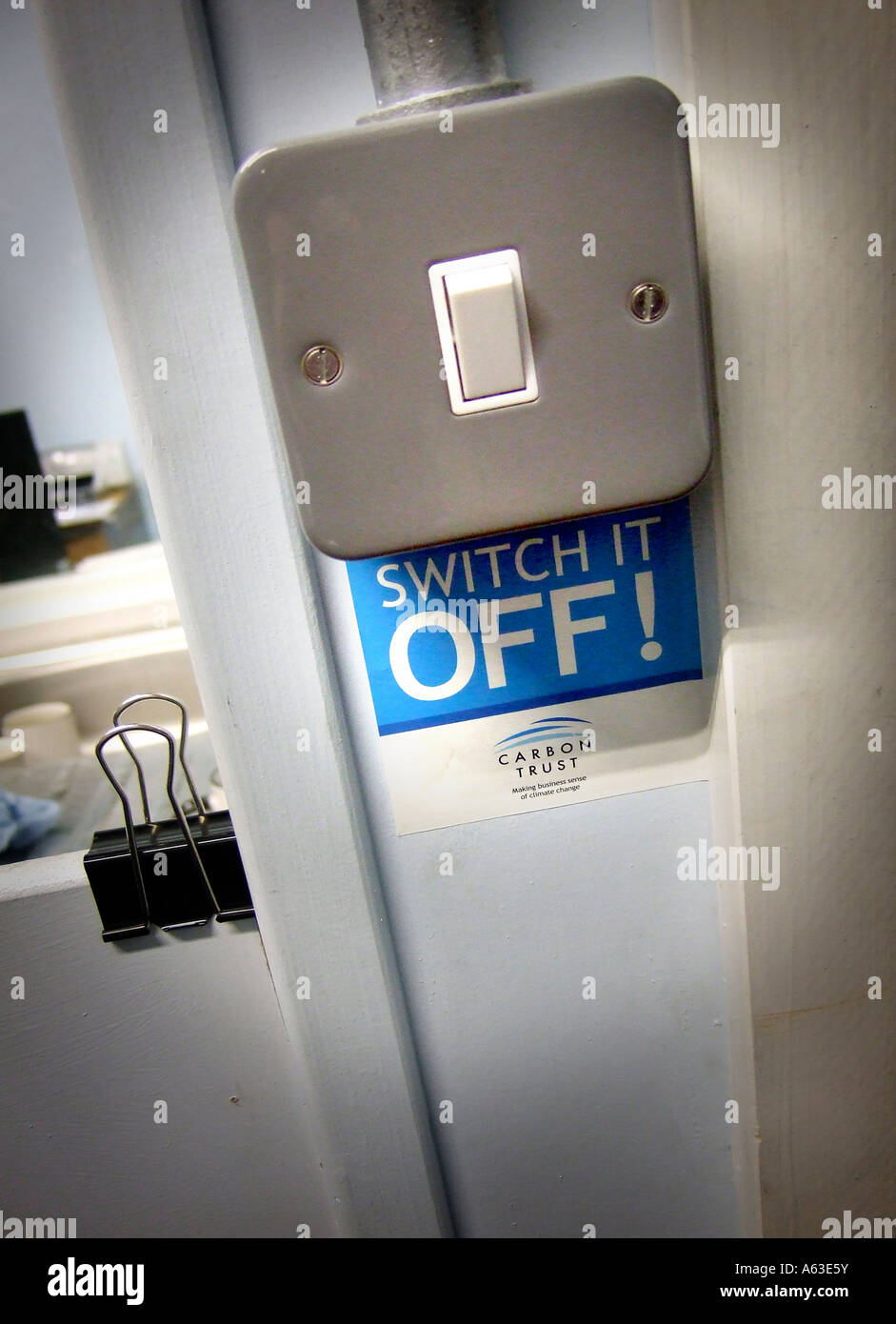 Electric light switch Stock Photo Alamy