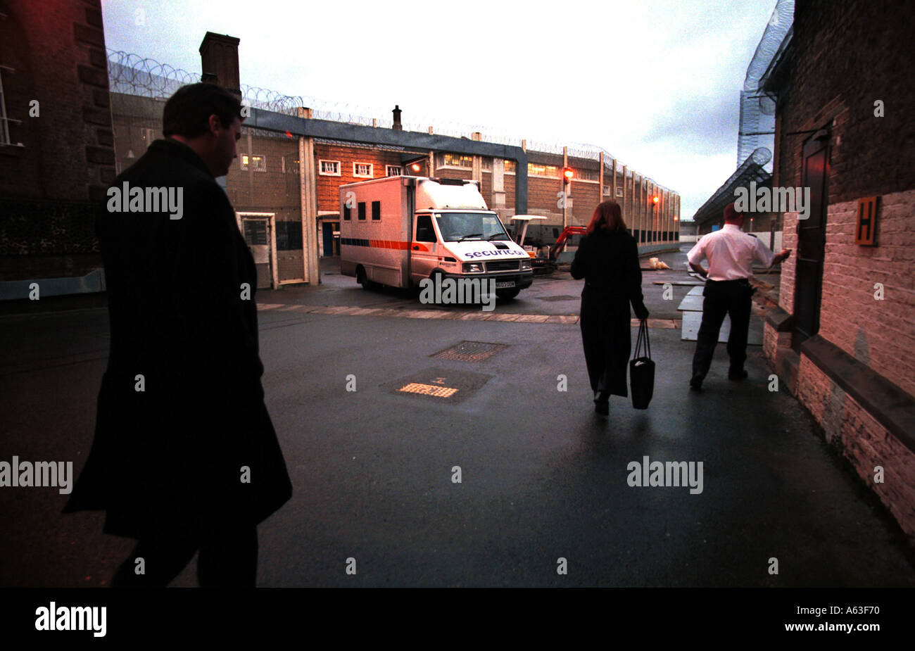 Wandsworth Prison, London, England. Photographs taken on a controlled