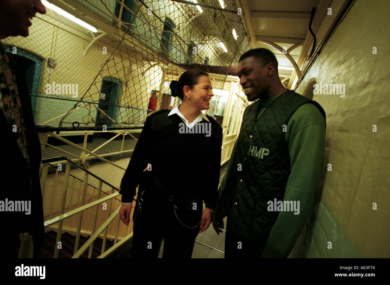 Wandsworth Prison, London, England. Photographs taken on a controlled
