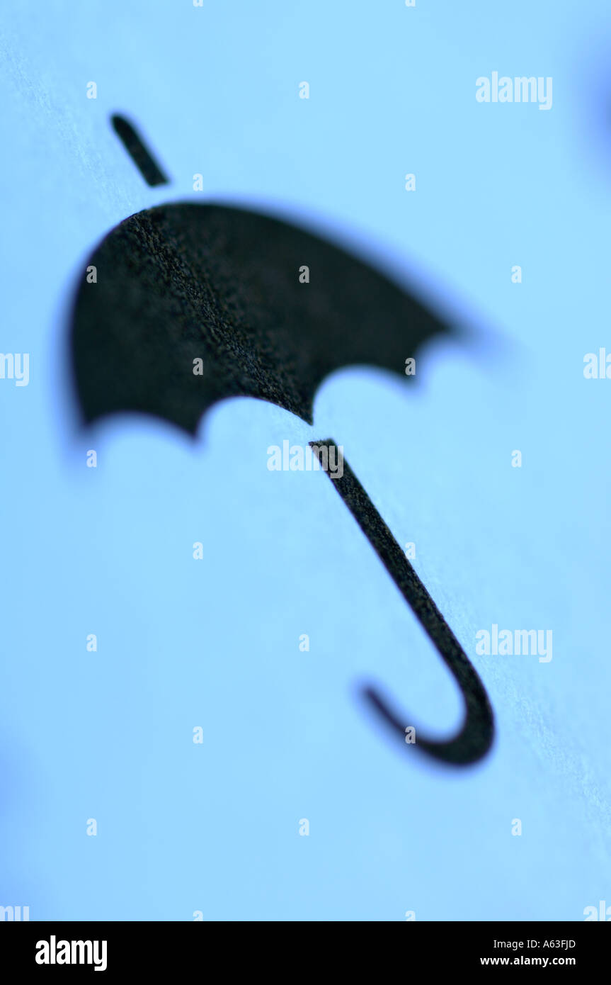 Umbrella symbol Stock Photo