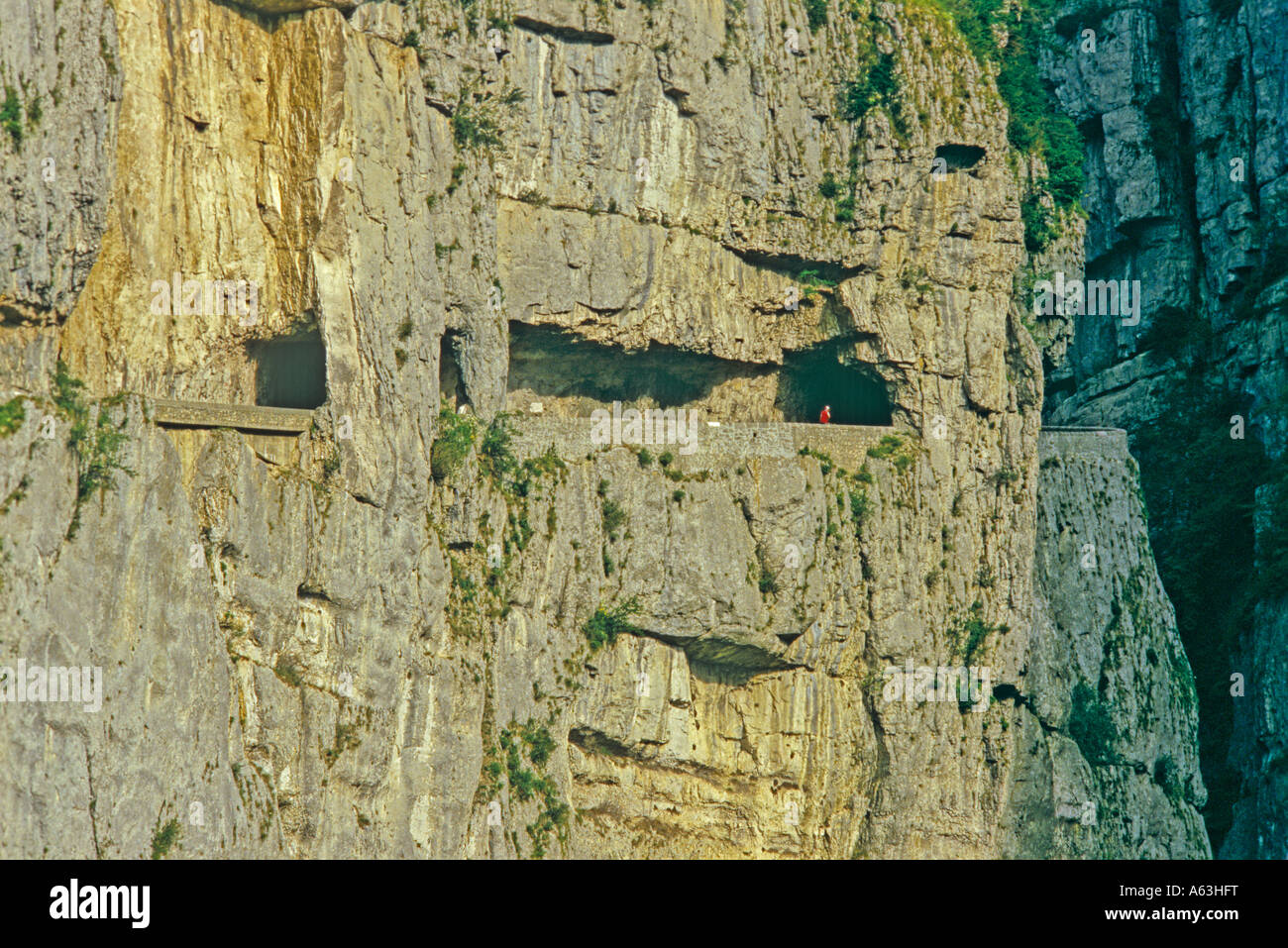 The Grand Goulets in the Vercors a plateau in the departement of Isere