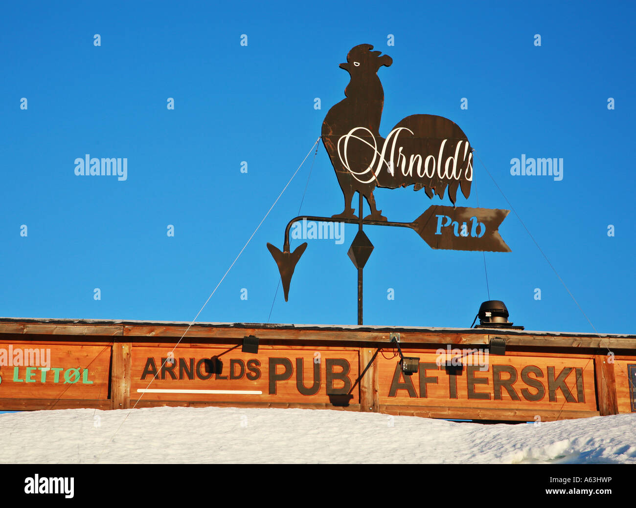 Apres ski haven Stock Photo
