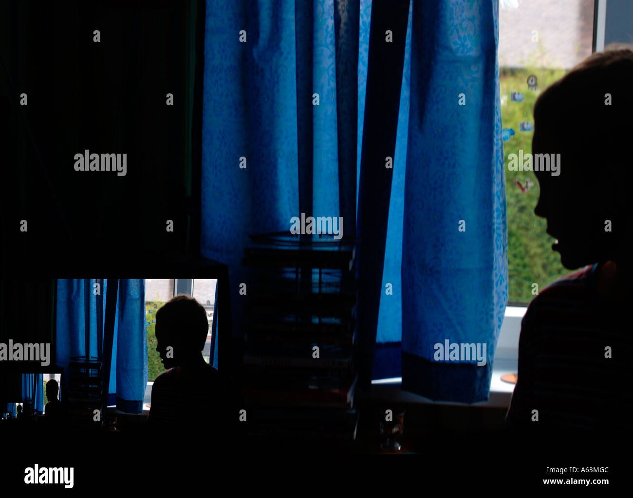 Watching Stock Photo