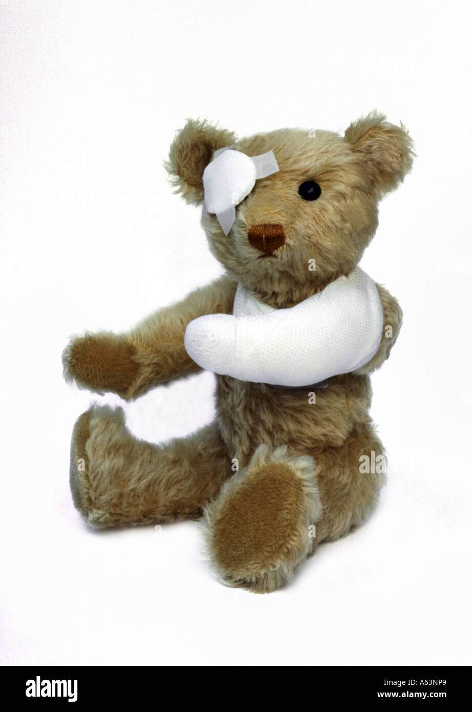 injured teddy bear