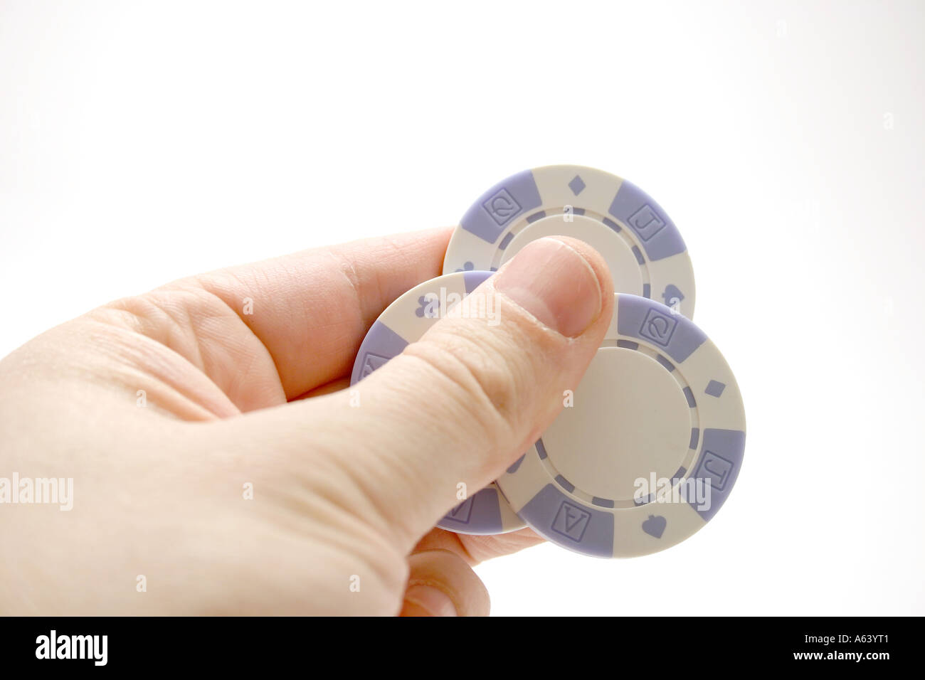 Four pokers chips hires stock photography and images Alamy