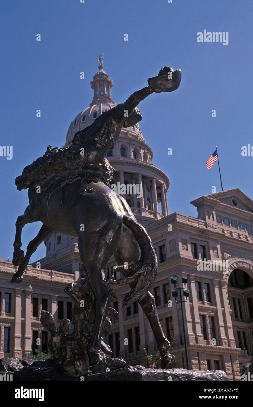 Roosevelt Rough Rider Statue on the Texas State Capitol Grounds Austin