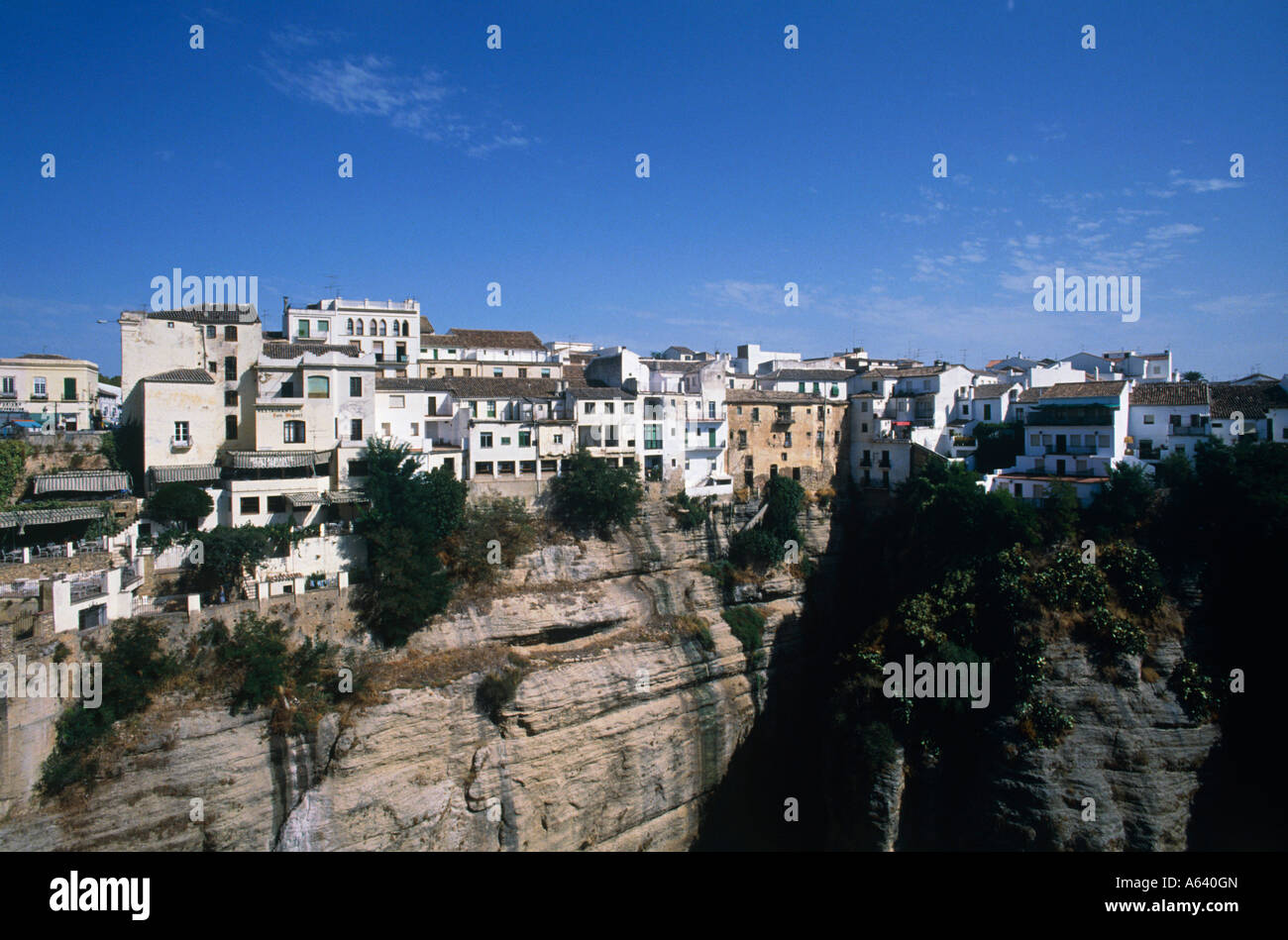 canyon of guadalevin or el tajo town of ronda region of andalucia province of malaga spain Stock Photo