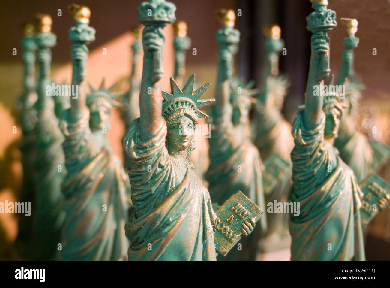 Many Statue Of Liberty Souvenirs, Statue Of Liberty Gift Shop, New York USA Stock Photo Alamy