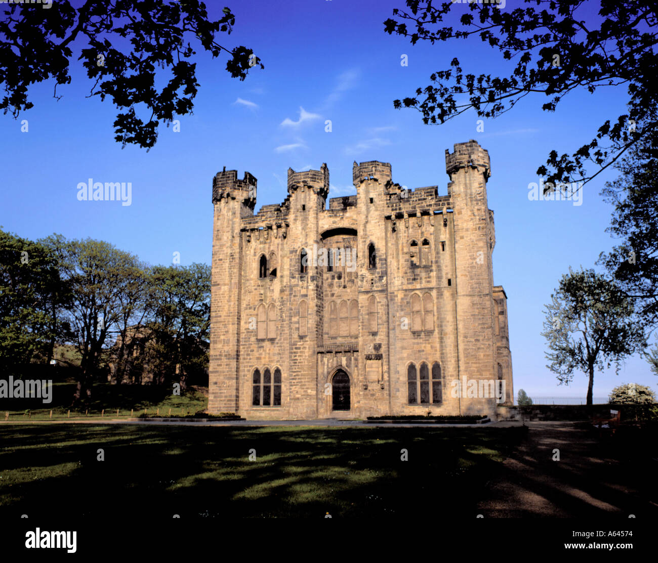 15th century keep gatehouse, Hylton Castle, Hylton, Sunderland ...