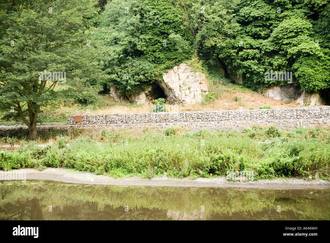 Creswell Crags, Derbyshire, England Stock Photo Alamy