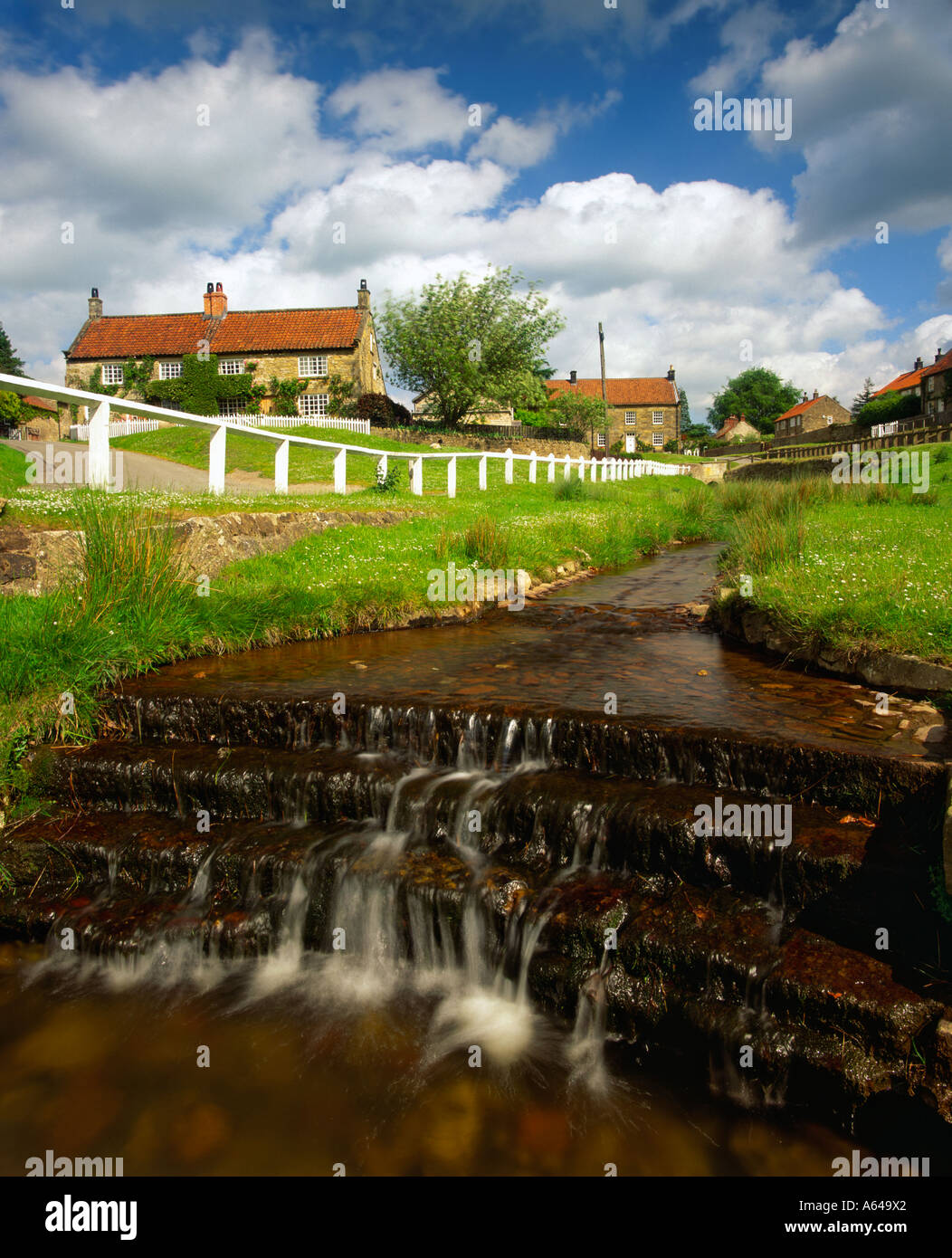 Hutton le Hole in the North Yorkshire Moors Stock Photo