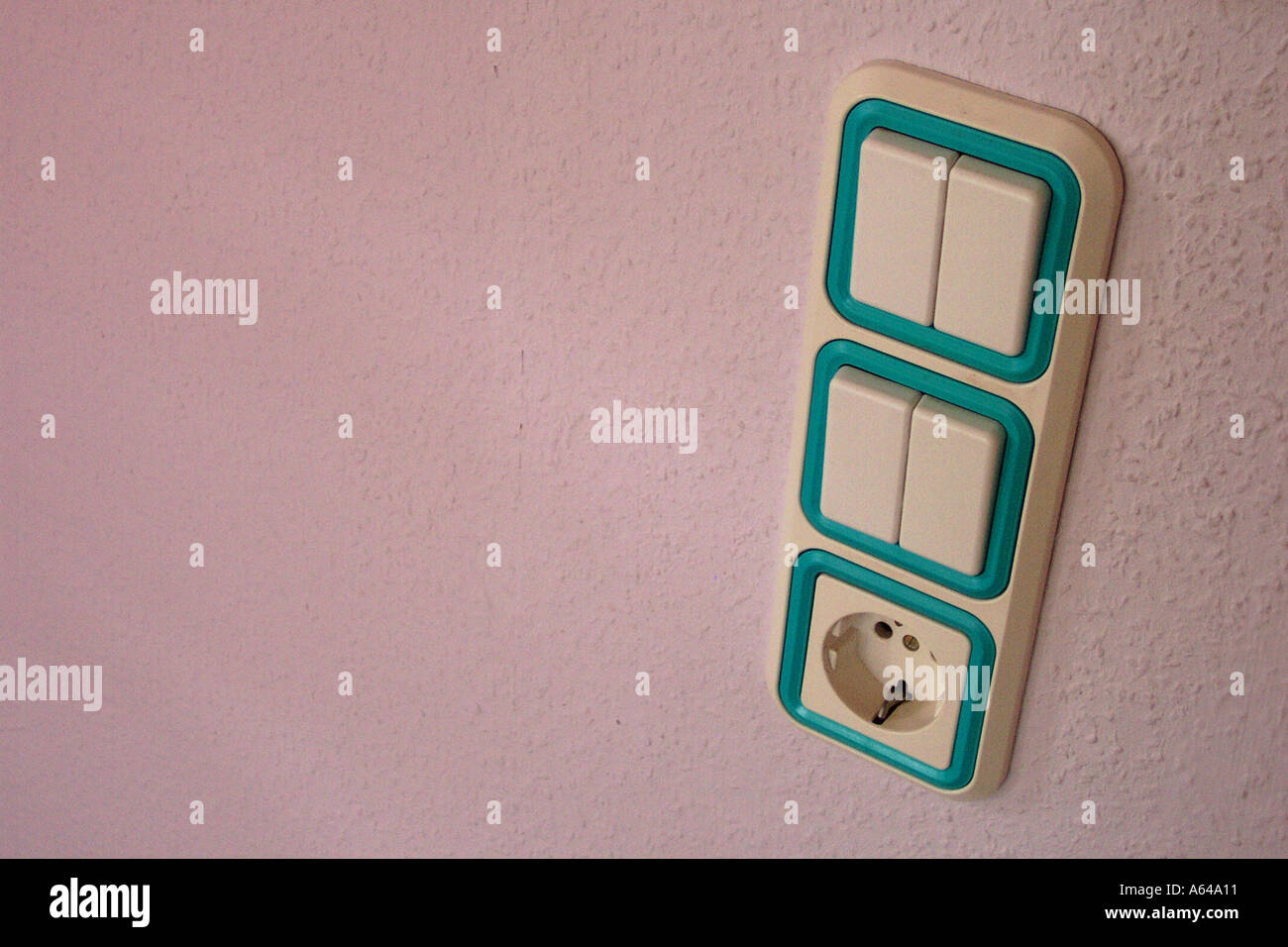 light switch switches on off socket power point Stock Photo Alamy