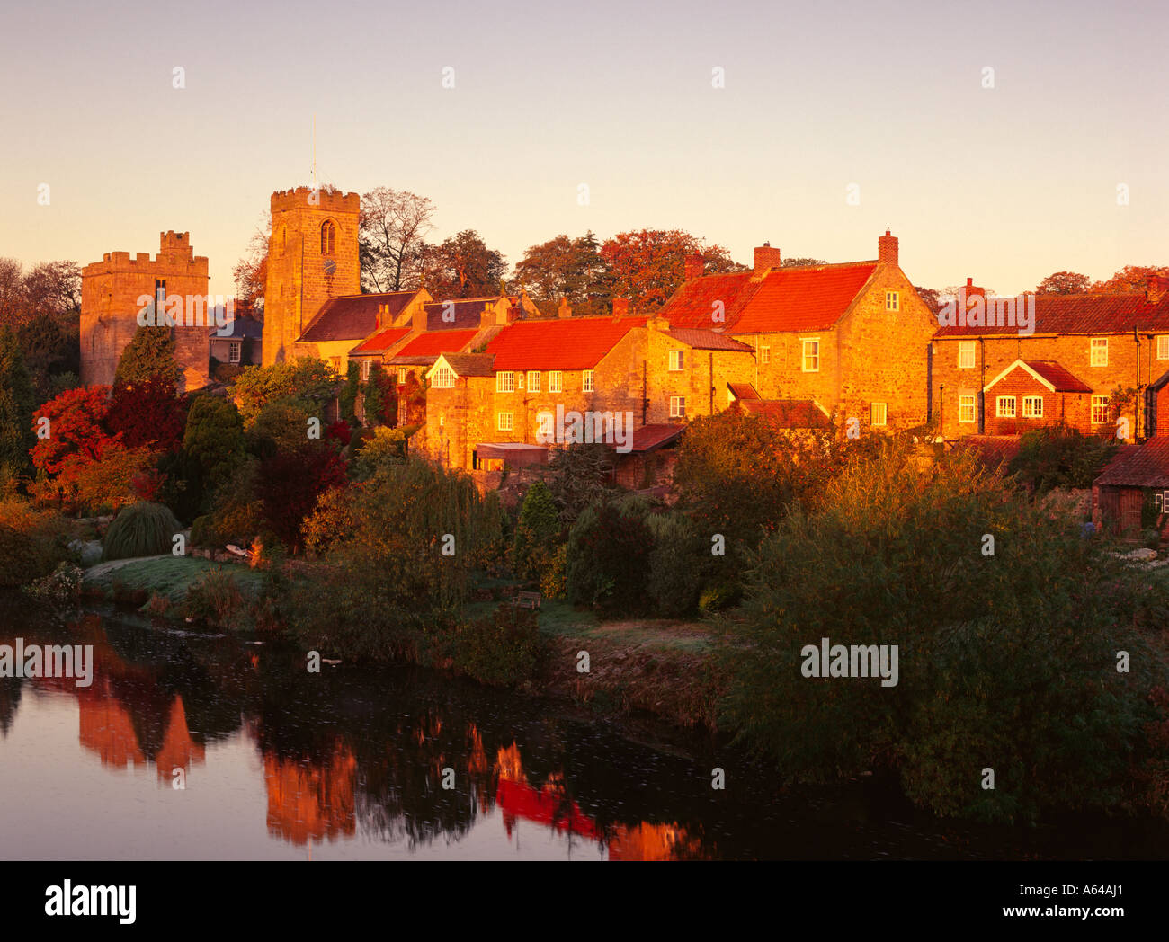 View west tanfield village hires stock photography and images Alamy
