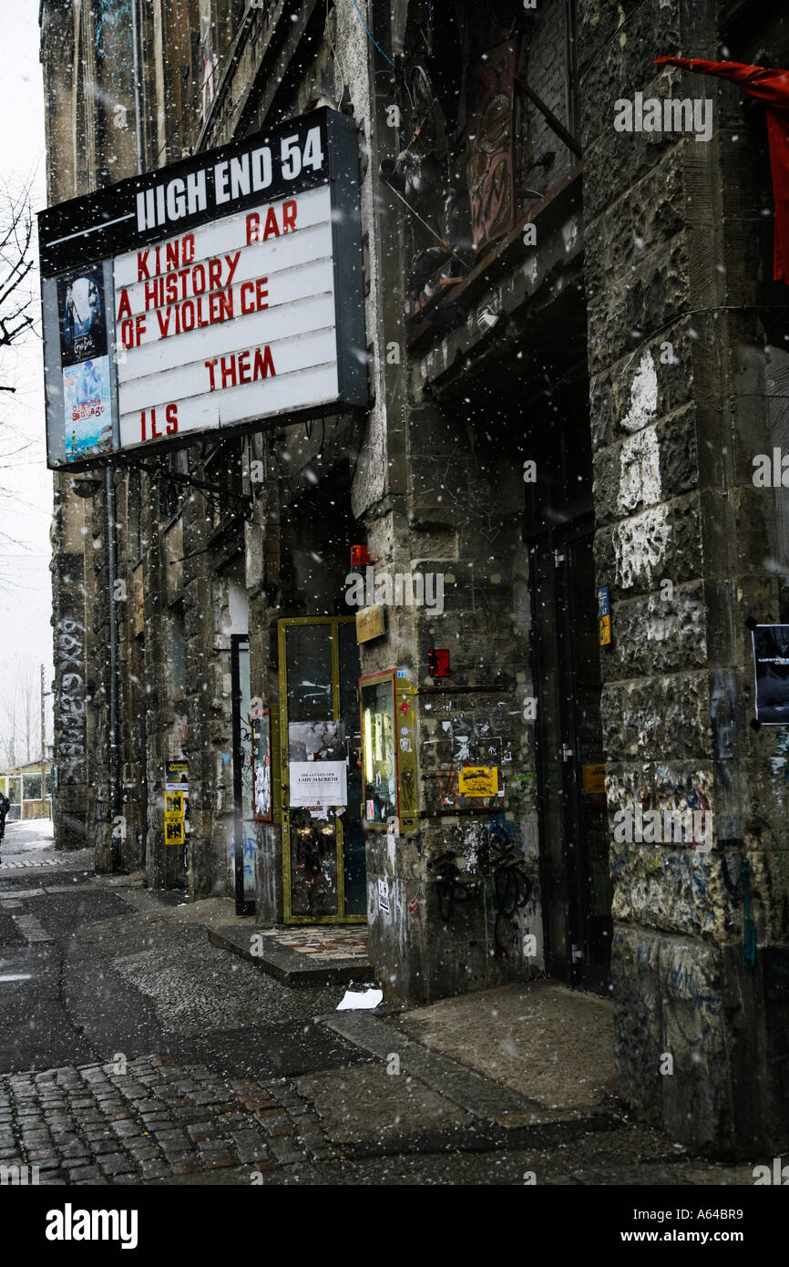 Famous High End 54 cinema movie theater Oranienburger Strasse Berlin